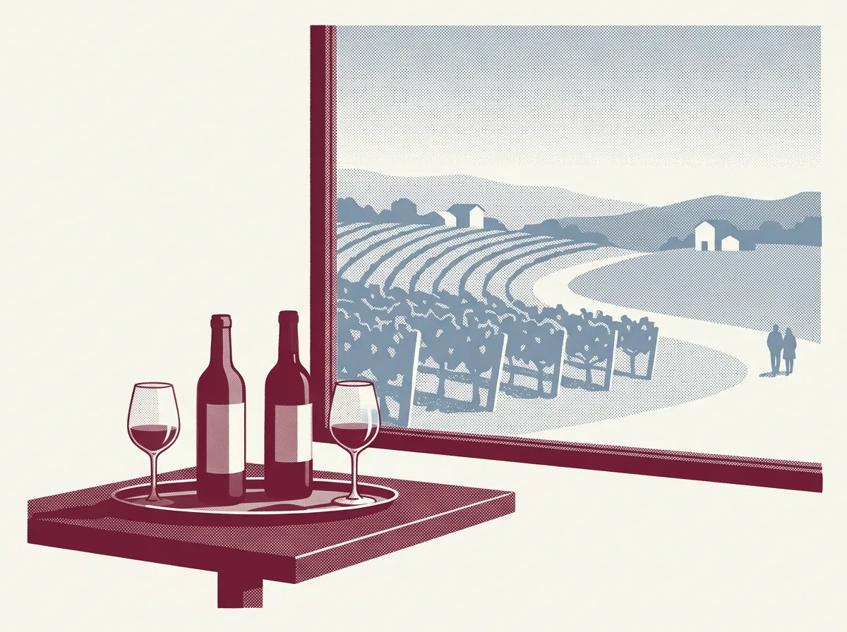 Illustration of wine bars in Livermore